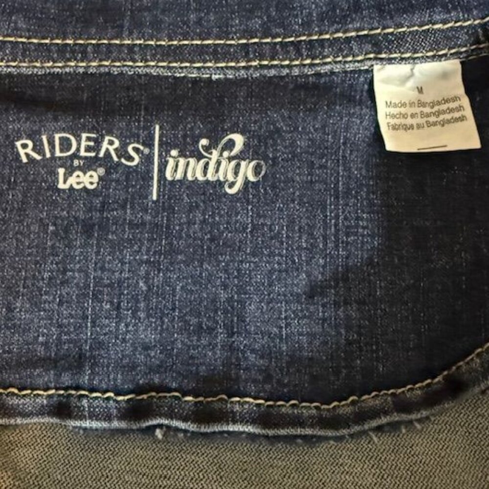 Riders by Lee Indigo Stretch Denim Jacket - Picture 12 of 14